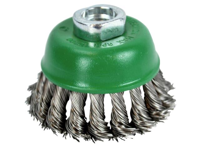 Wire Cup Brush Twist Knot 65mm M14 x 2 0.50mm St... | Cazaar