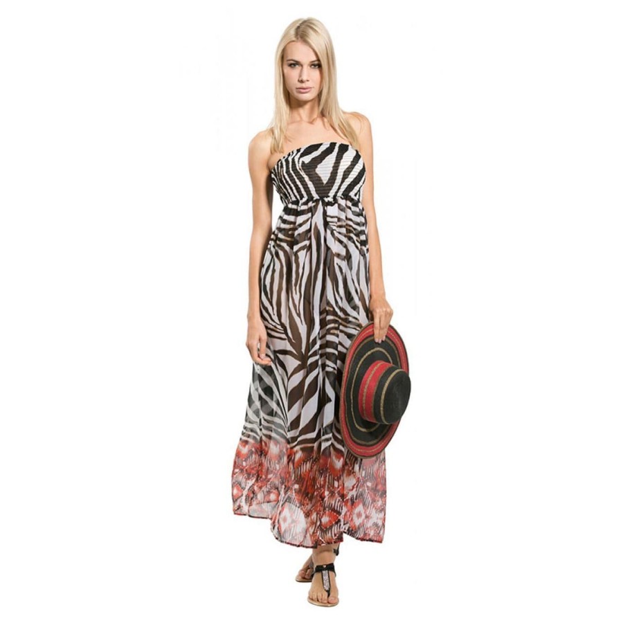 Click to view product details and reviews for Womens Maxi Dress Strapless Lightweight Beachwear Caramba.