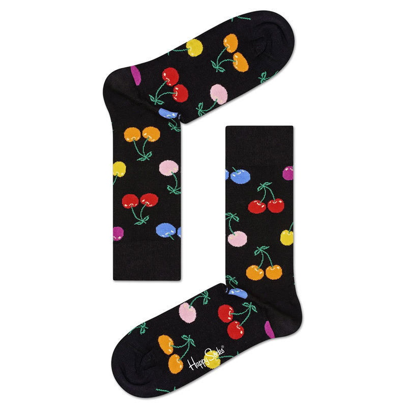 Womens Socks 1 Pair Novelty Unisex Casual Crew Funky Gift UK 4-7 Cherry