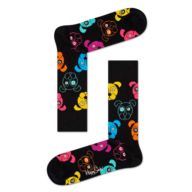 Womens Socks 1 Pair Novelty Unisex Casual Crew Funky Gift UK 4-7 Neon Dog