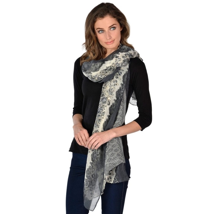 Click to view product details and reviews for Womens Soft Monaco Printed Lightweight Sheer Scarf.
