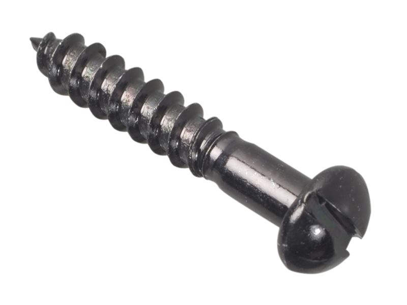 Click to view product details and reviews for Wood Screw Slotted Round Head St Black Japanned 1in X 8 Forge Pack 20 Forfpr18j.