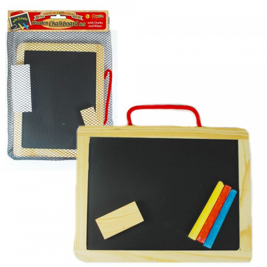 Click to view product details and reviews for Wooden Chalkboard Set.