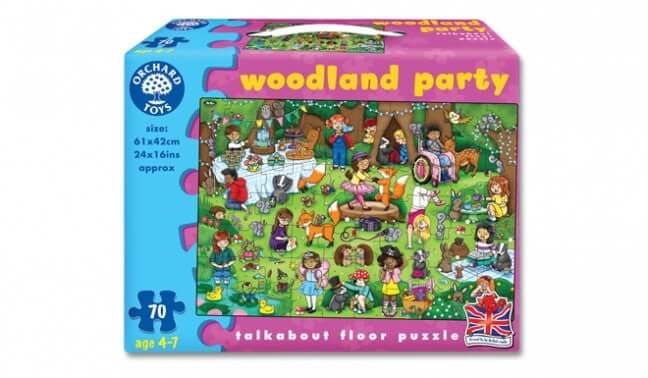 Woodland Party - 70 piece children's jigsaw by Orchard Toys