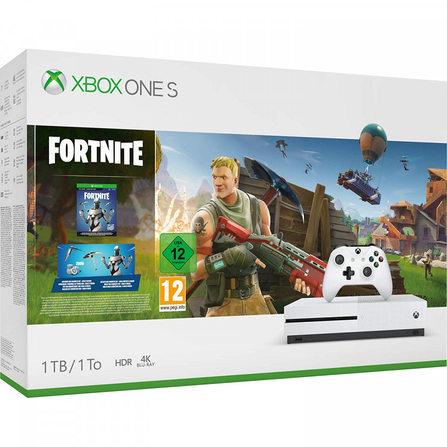 Xbox One S 1TB console Fortnite bundle
