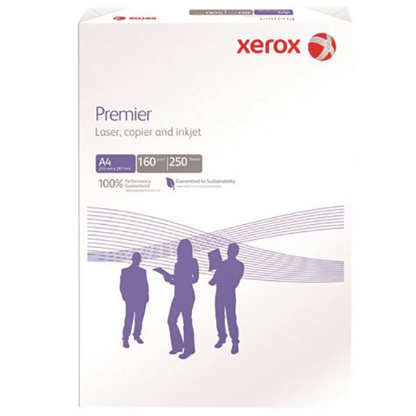 Xerox Prem Pure Card A4 160g Wht 250pk Xx90800