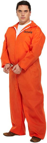 Click to view product details and reviews for Xl Orange Prisoner Overall Costume.