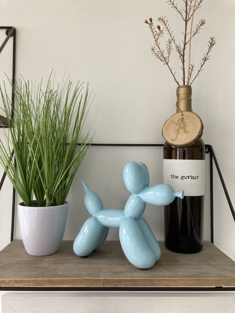 Click to view product details and reviews for Baby Blue Balloon Dog Ornament.
