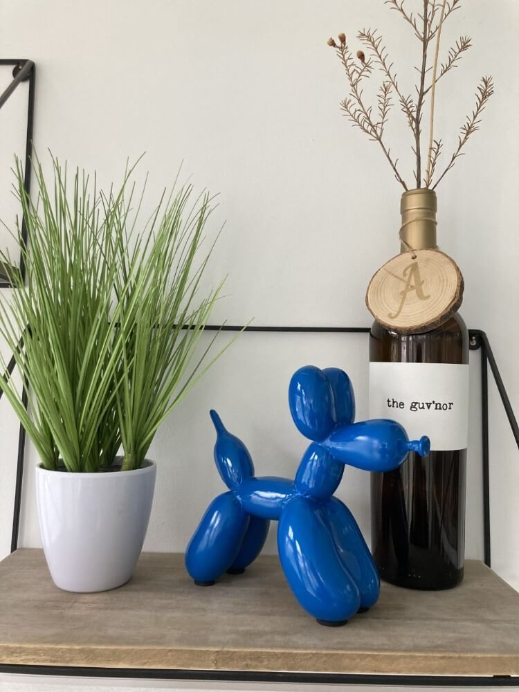 Click to view product details and reviews for Brilliant Blue Balloon Dog Ornament.