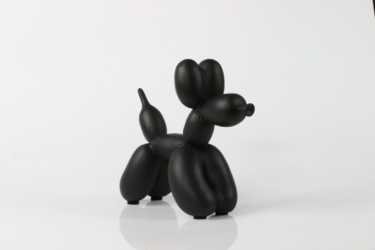 Yappiedogs™ Matte Black Balloon Dog Ornament XL 36cm