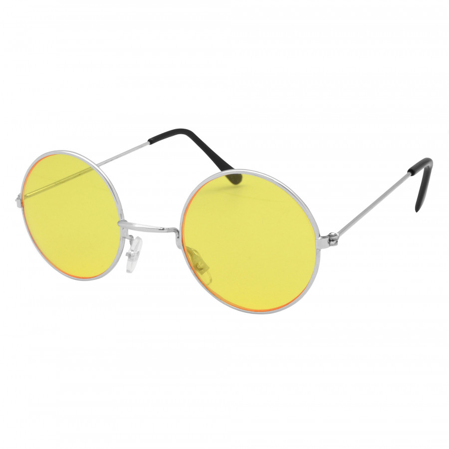 Click to view product details and reviews for Yellow 60âs Style Glasses.
