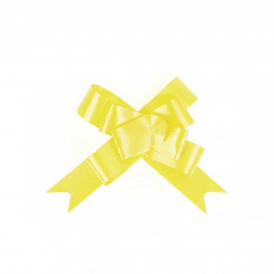 Click to view product details and reviews for Yellow 6cm Pull Bows In 20s.