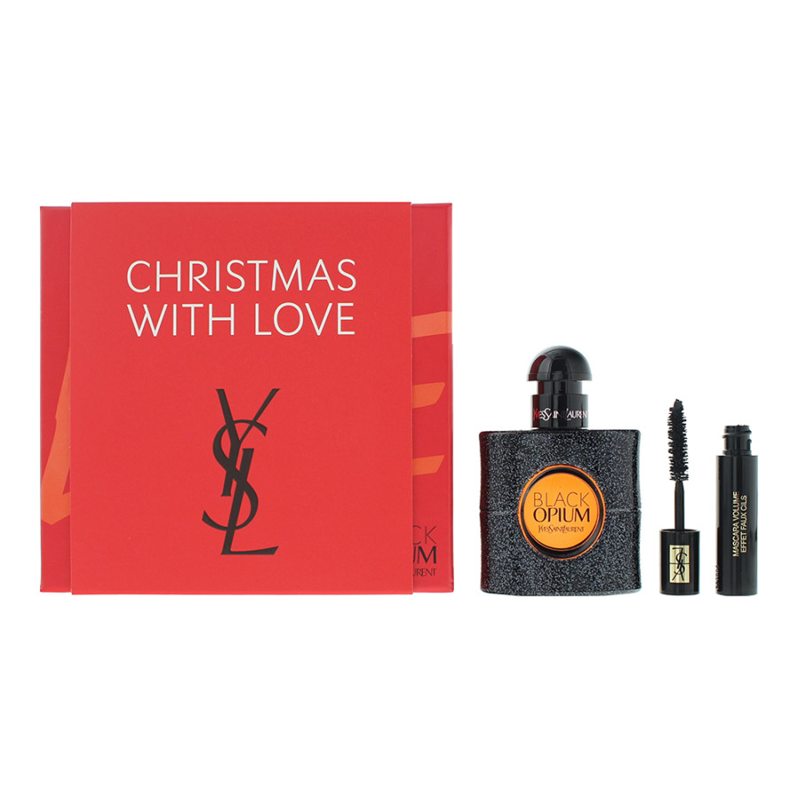 Yves Saint Laurent Black Opium Eau De Parfum 30ml + Mascara Gift Set for Her