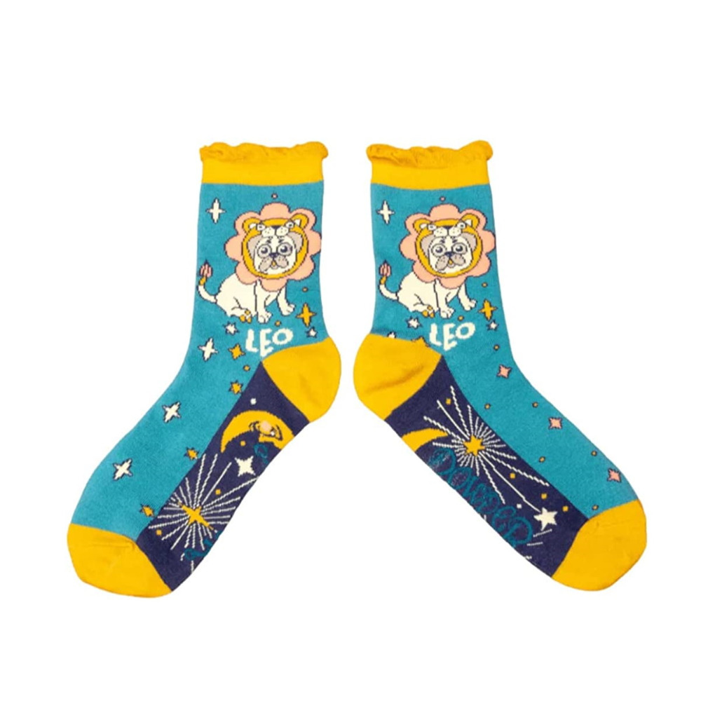 Zodiac Ankle Socks Leo Super Soft Bamboo Cazaar