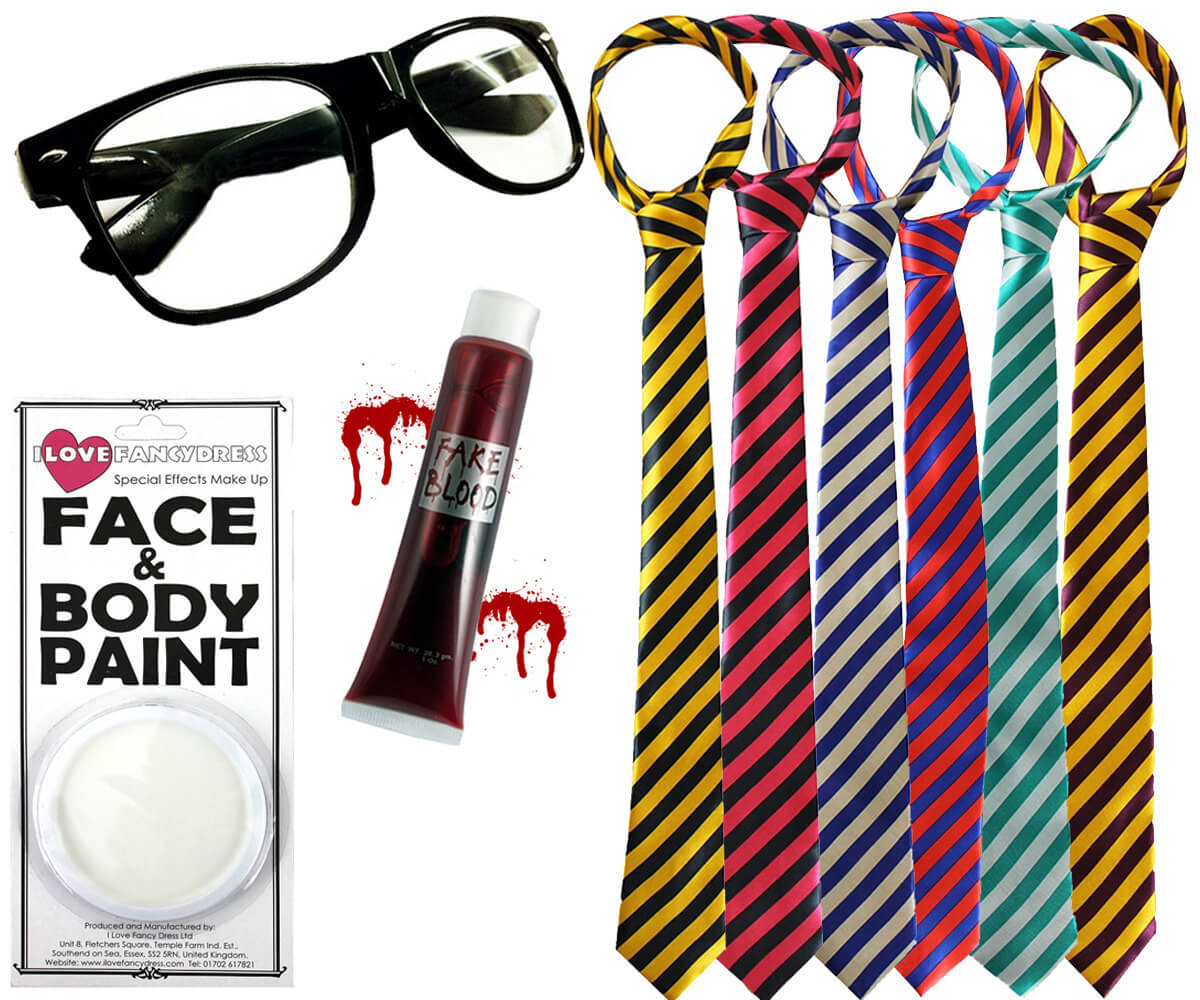 Zombie Halloween School Boy