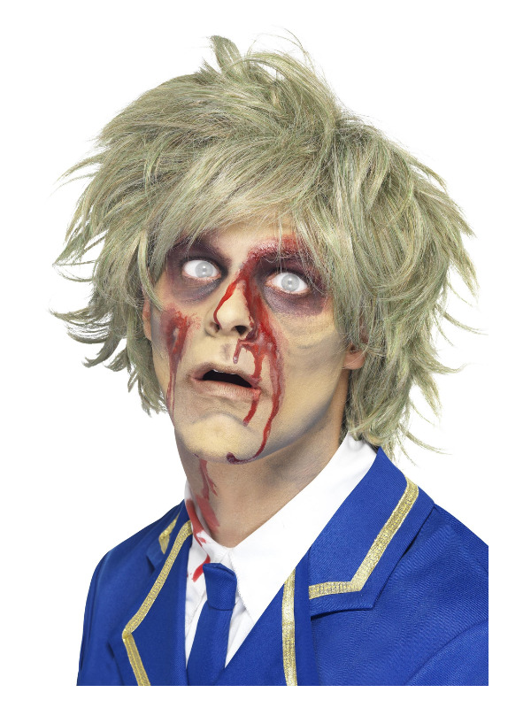 Click to view product details and reviews for Zombie Wig Grey – Fun Halloween Costume Wig.